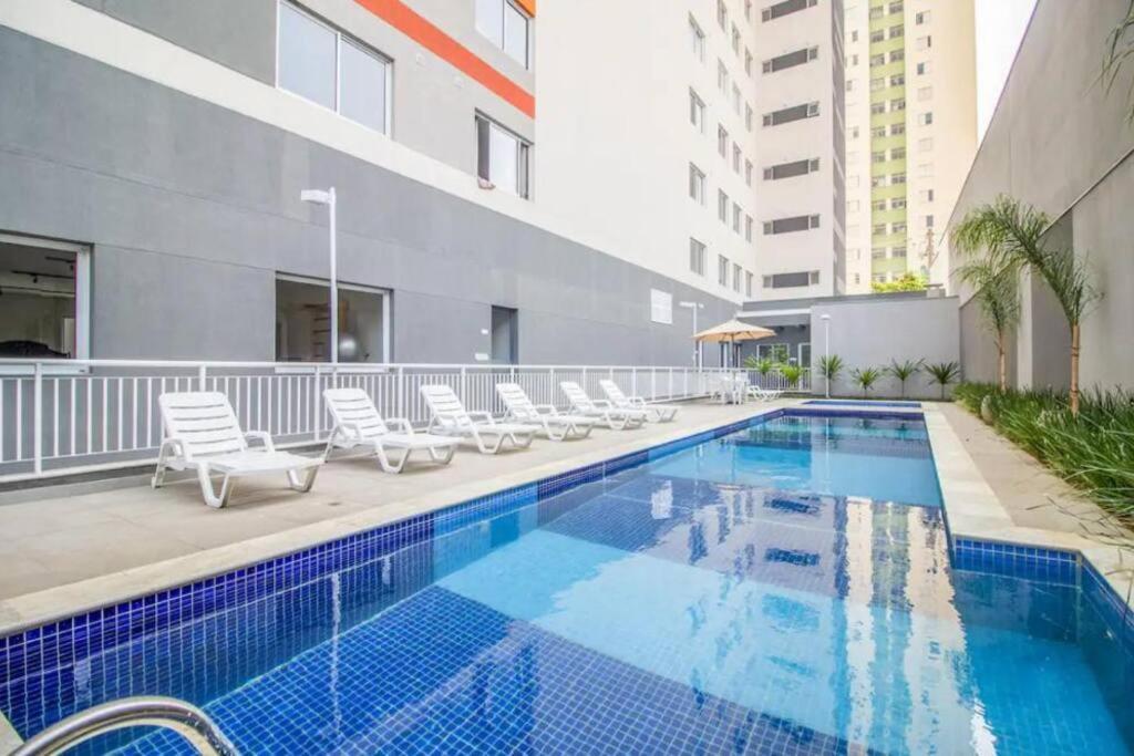 Novo Studio Zafira Metro Bras C/ Piscina São Paulo Exteriér fotografie
